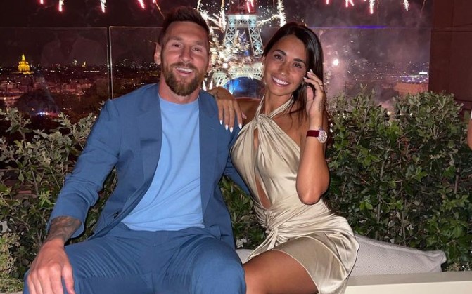 Como pocas veces, Leo Messi se derrite de amor en público ante Antonela Roccuzzo